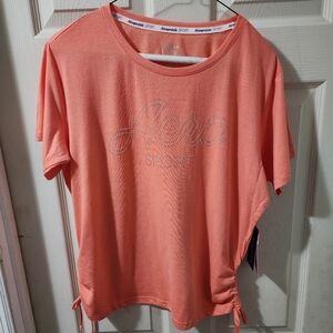 Aeropostale Sport NWT, Short Sleeve top; Coral color; Size Lg